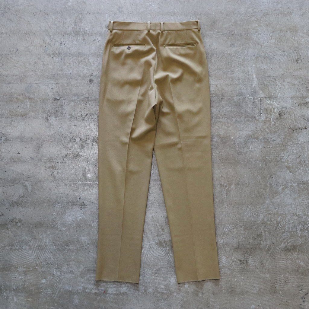 PLEATED TROUSERS #BEIGE [24FWE-WMP-TR01]