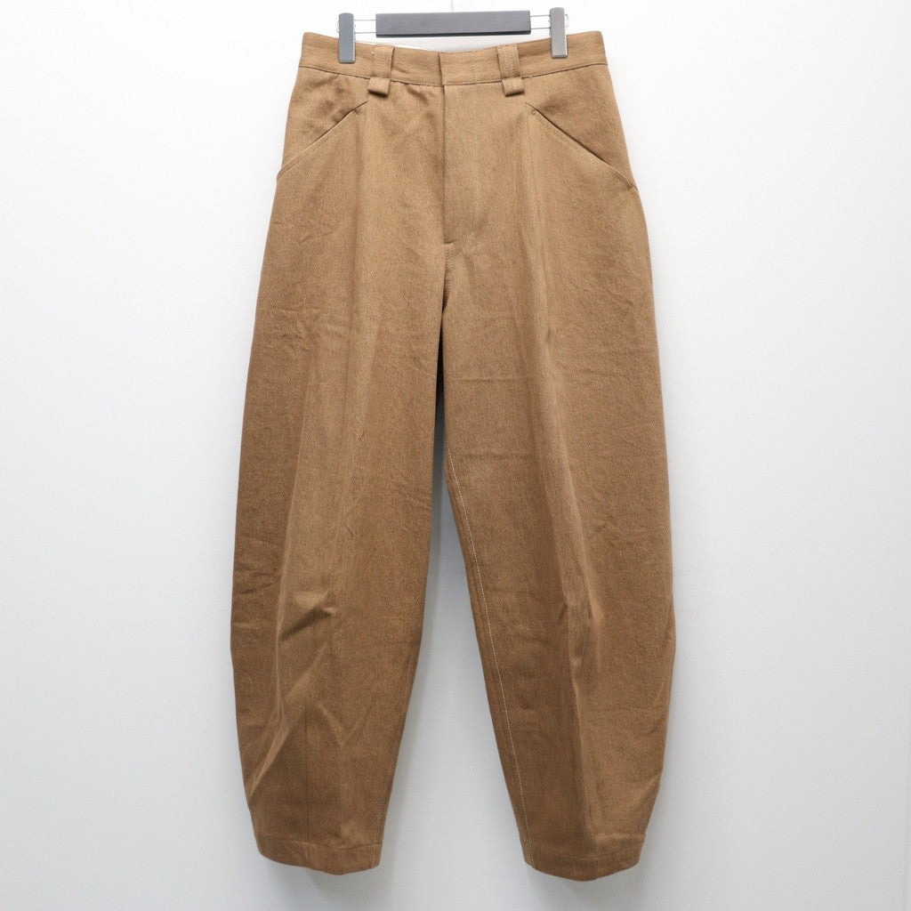 OVERDYE CURVE PANTS #L-BROWN [AY-1019]