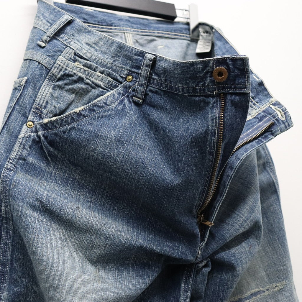 HERITAGE DENIM PAINTER PANTS AGED #INDIGO [BW261-HDPP]