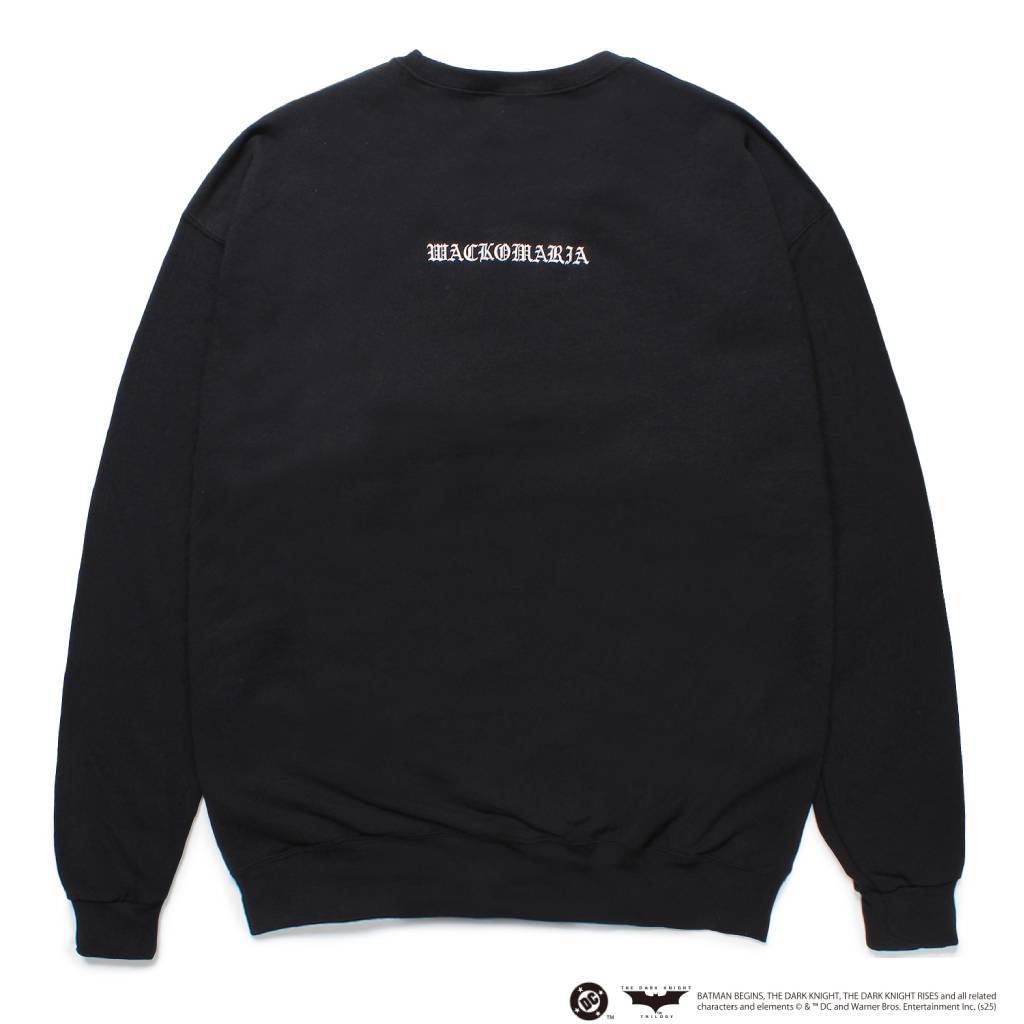 THE DARK KNIGHT TRILOGY | CREW NECK SWEAT SHIRT ( TYPE-3 ) #BLACK [TDKT-WM-SS03]