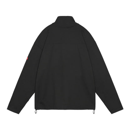 HALF ZIP LIGHT PULLOVER #BLACK [CES26CS15]