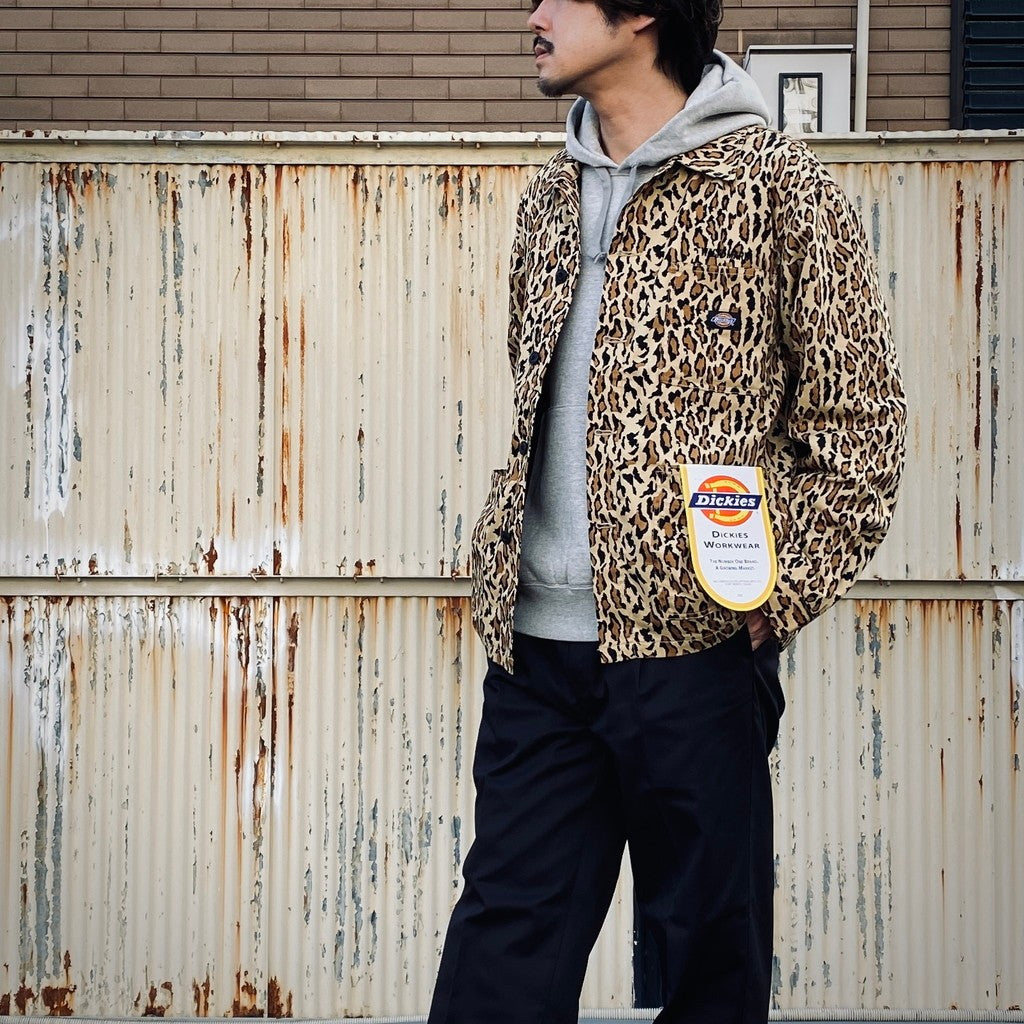 DICKIES | LEOPARD COVERALL #BEIGE [26SS-WMO-DC02] - cocorozashi