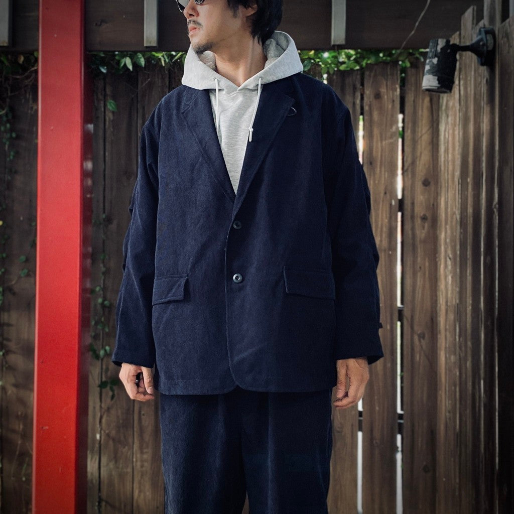 TECH LOOSE 2B JACKET CORDUROY #NAVY [BJ-32025W] – cocorozashi