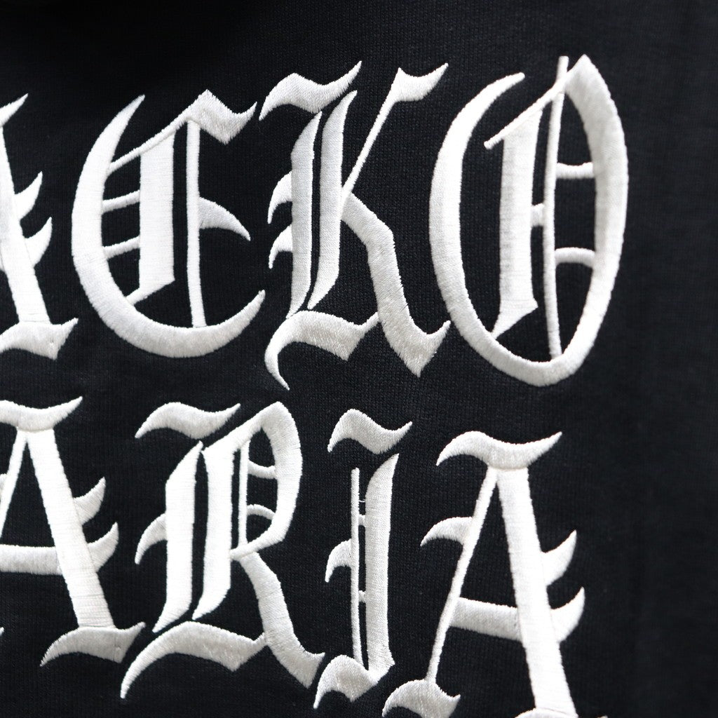 HEAVY WEIGHT PULLOVER HOODED SWEAT SHIRT ( TYPE-2 ) #BLACK [25FW-WMC-SS04]