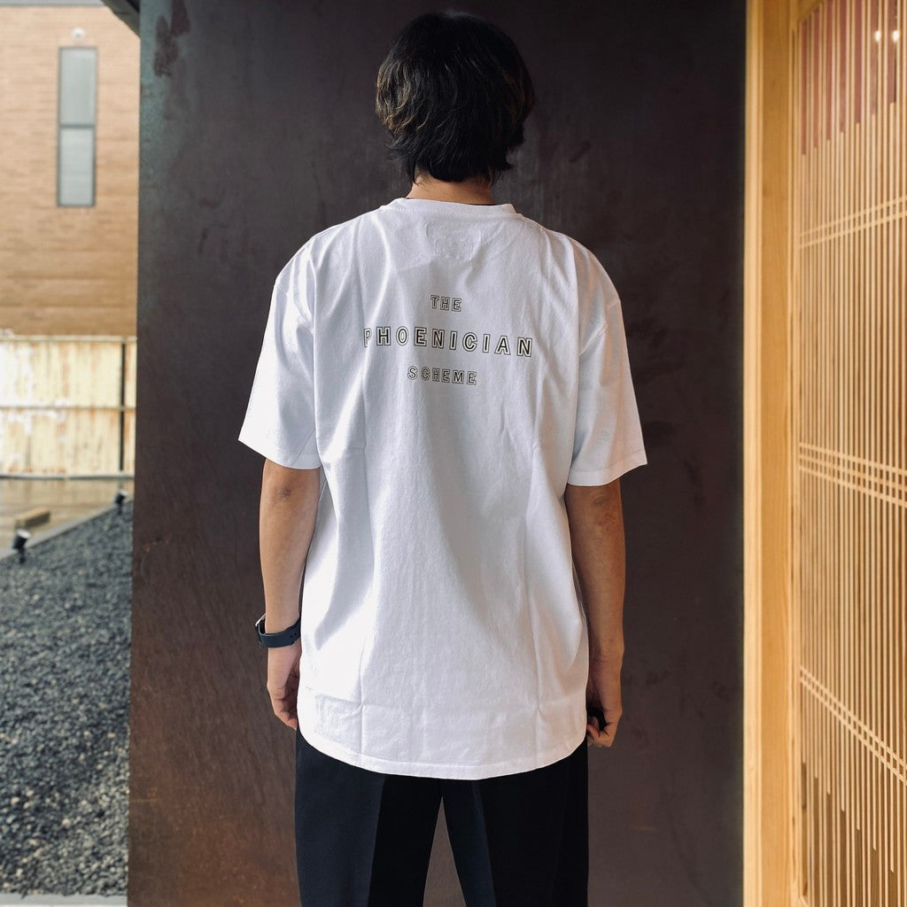 THE PHOENICIAN SCHEME | WASHED HEAVY WEIGHT CREW NECK T-SHIRT ( TYPE-1 ) #WHITE [TPS-WM-WT01]
