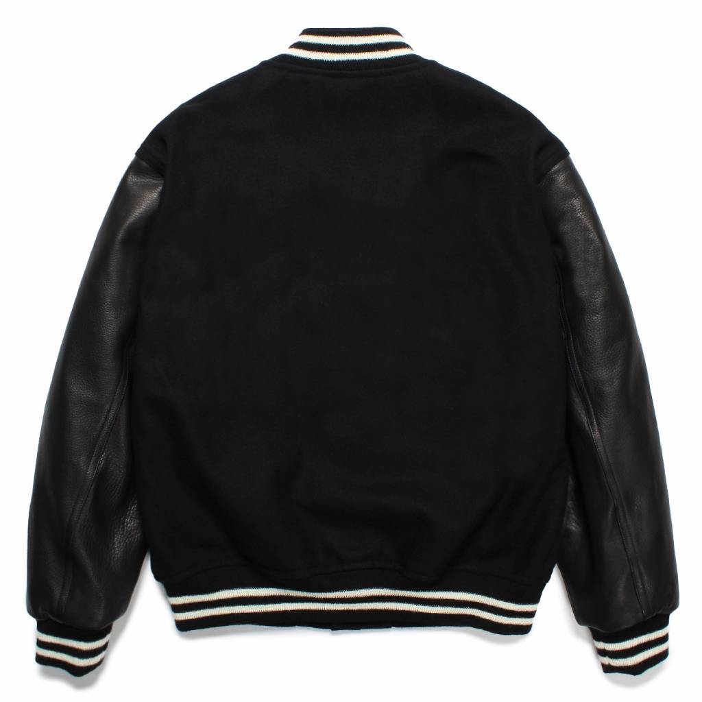 ジャケット・アウター WACKO MARIA LEATHER VARSITY JACKET S WACKO MARIA LEATHER VARSITY JACKET
