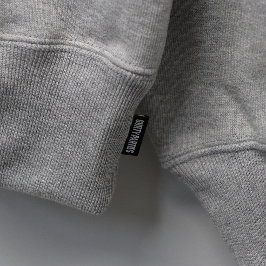 HEAVY WEIGHT CREW NECK SWEAT SHIRT #GRAY [25FW-WMC-SS05]