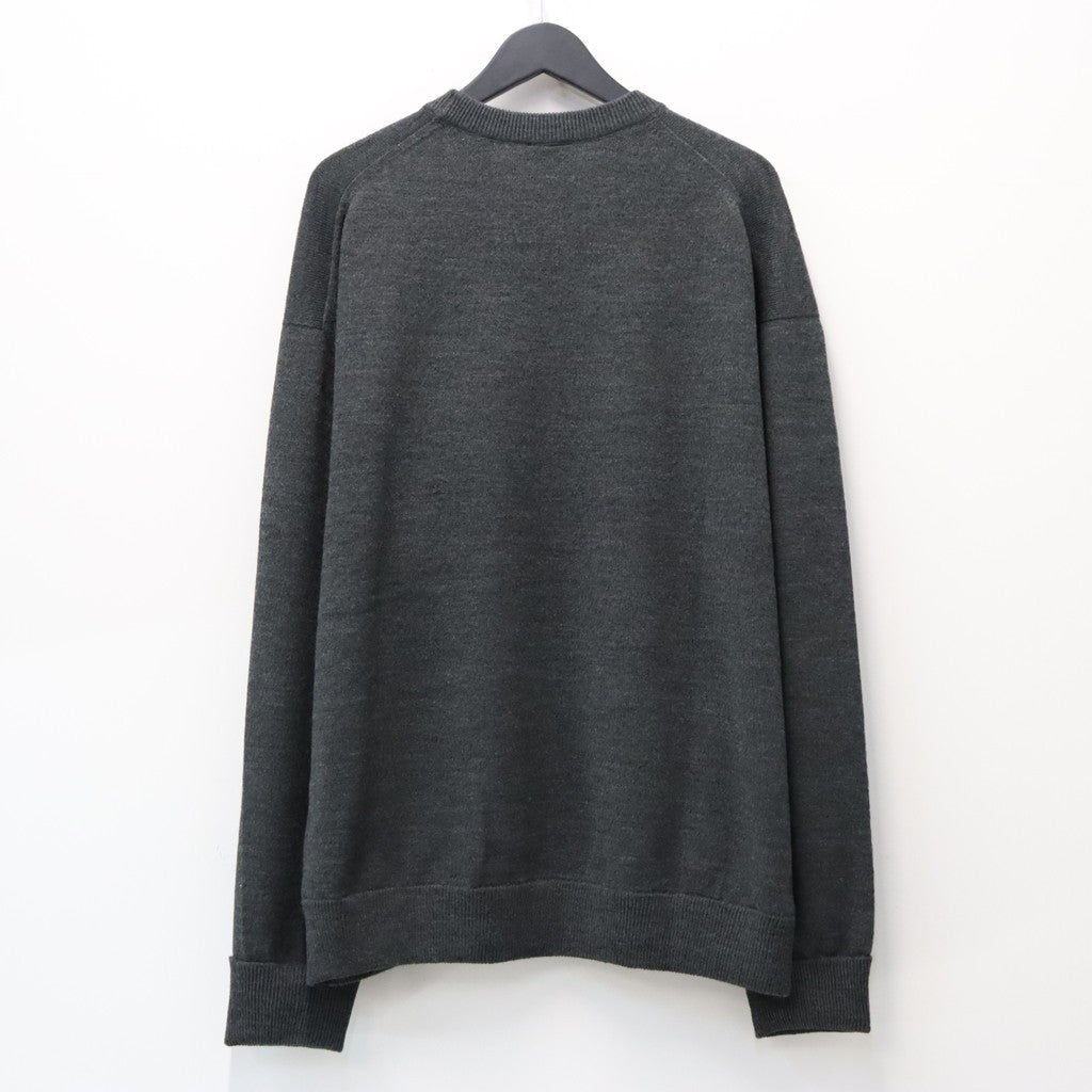 TECH KNIT CREW L/S Brewed Protein #CHARCOAL [BE-70026W]