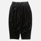 VELOUR BALLOON PANTS #Black [FW26-B01]