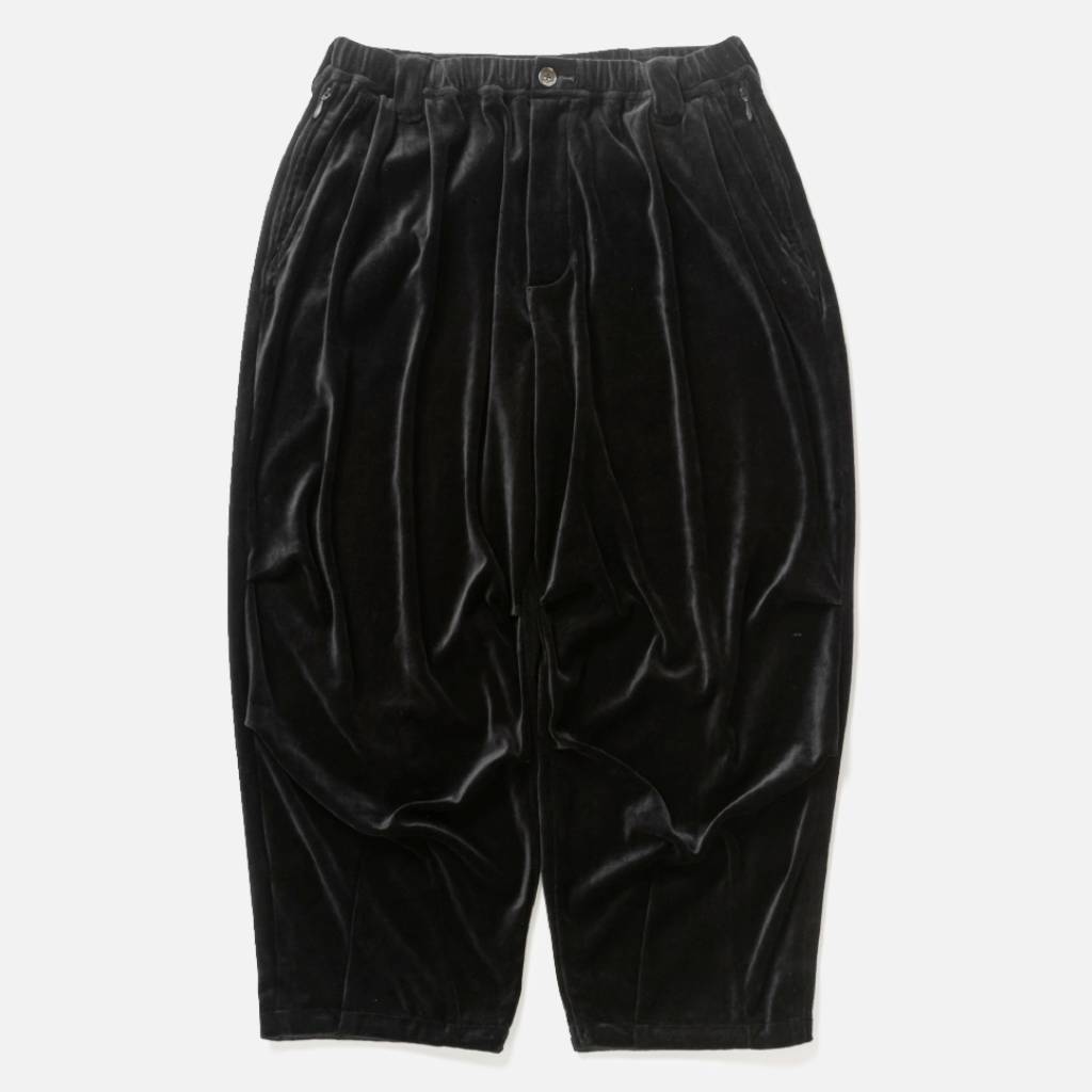 VELOUR BALLOON PANTS #Black [FW26-B01]