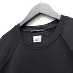 LIGHT FLEECE SHORT SLEEVE SWEATSHIRT #BLACK 999 [20CMSS034A-002246G]