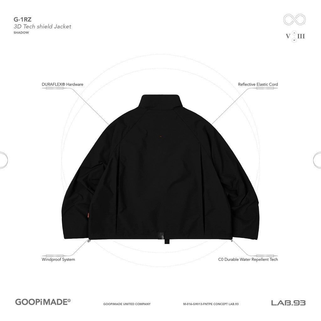 G-1RZ」3D Tech shield Jacket #SHADOW [GOOPI-24AW-DEC-06] – cocorozashi