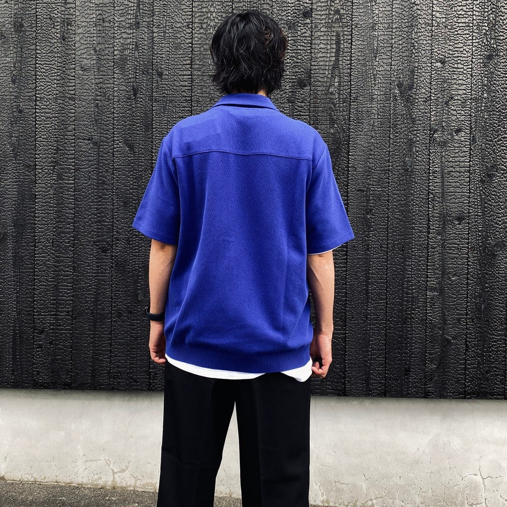 KNIT SHIRT ( TYPE-1 ) #BLUE [26SS-WMK-KN01]