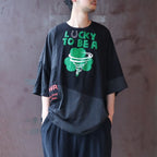 PUZZLE TEE F #BLACK [C2647909F]