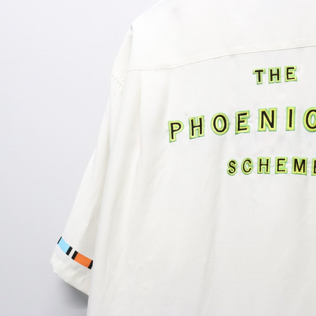 THE PHOENICIAN SCHEME | S/S HAWAIIAN SHIRT ( TYPE-1 ) #WHITE [TPS-WM-HI01]