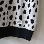 LEOPARD KNIT POLO SHIRT #GRAY [24SS-WMK-KN10]