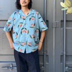 桃子奶油襯衫 #藍色 [SC2410-SH03]