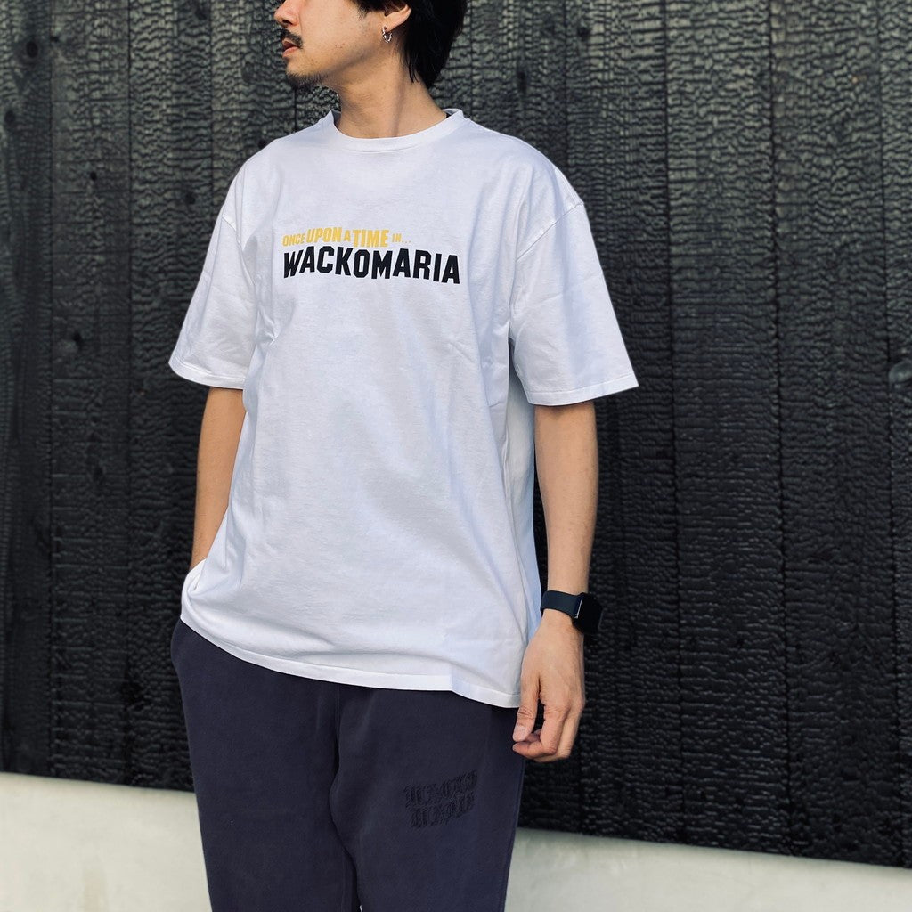 WASHED HEAVY WEIGHT CREW NECK T-SHIRT ( TYPE-5 ) #WHITE [26SS-WMT