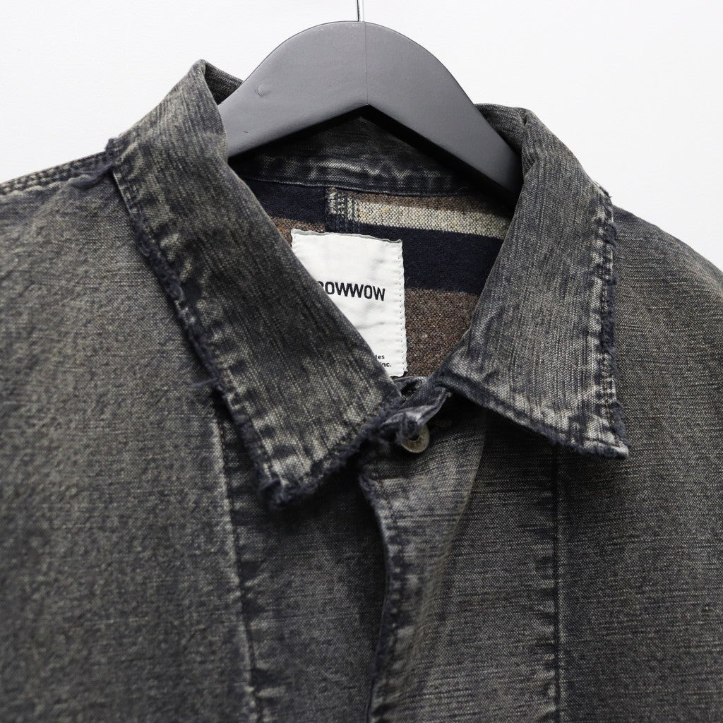 DUCK COVERALL BLANKET LINER AGED #AGED BLACK [BW252-DCBL]