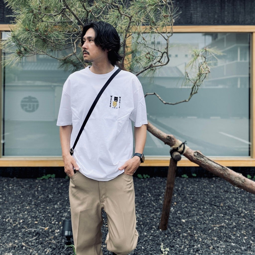 WASHED HEAVY WEIGHT CREW NECK T-SHIRT ( TYPE-13 ) #WHITE [26SS-WMT-WT14]