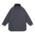 WARM PUFF ZIP COAT #CHARCOAL [CES28JK04]