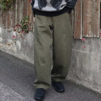 OVERDYE CURVE PANTS #D-GREEN [AY-1019]