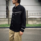 西部長袖襯衫 #黑色 [25FW-WMS-WS01]