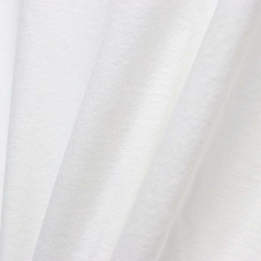 水洗重磅圓領長袖T卹（1型）#白色 [25FW-WMT-LT03]