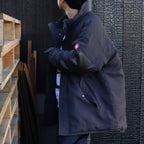 WARM PUFF ZIP COAT #CHARCOAL [CES28JK04]