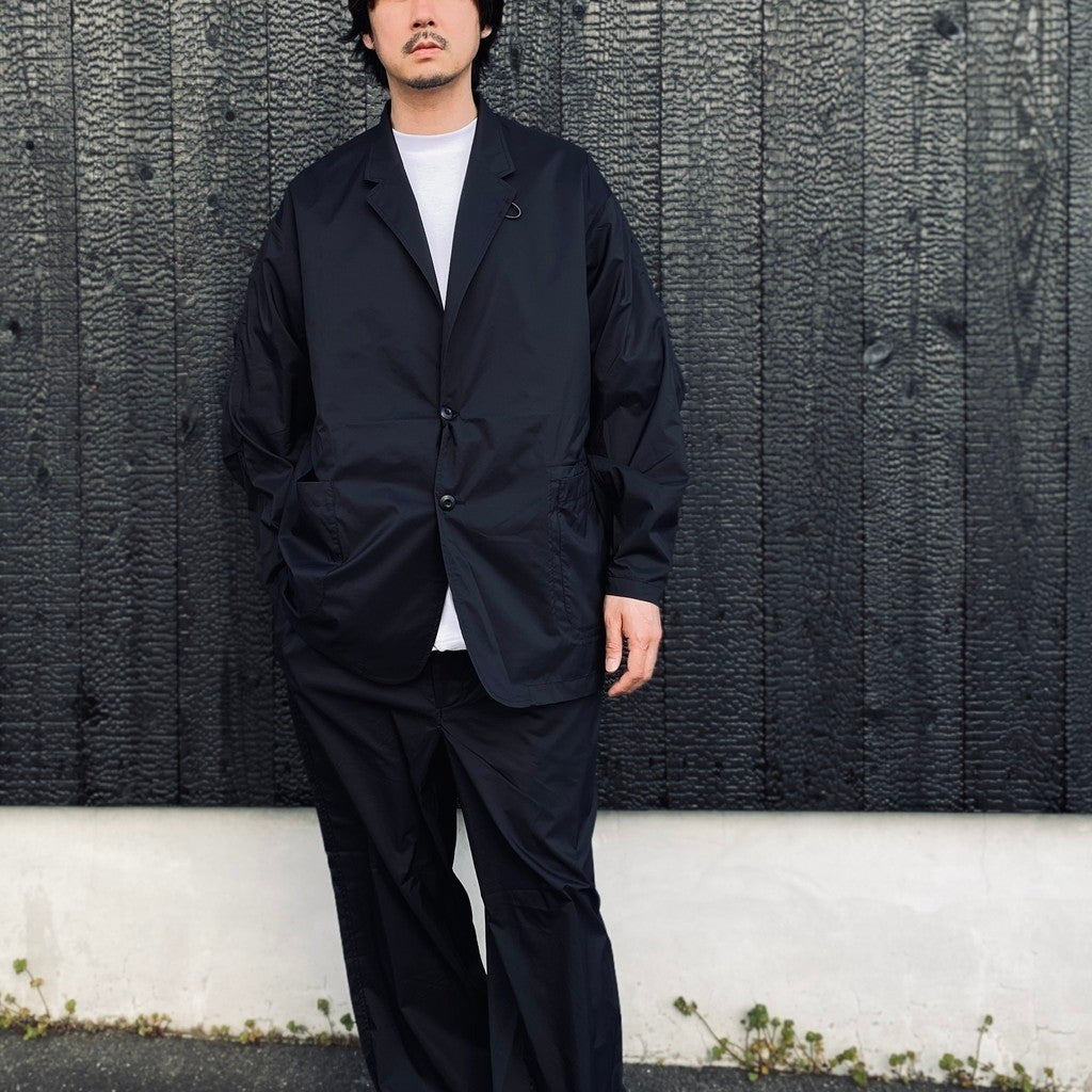 TECH PERTEX TRAVEL 2B JACKET & TECH PERTEX TRAVEL PANTS #BLACK [BJ-62026 / BP-63026]