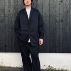 TECH PERTEX TRAVEL 2B JACKET & TECH PERTEX TRAVEL PANTS #BLACK [BJ-62026 / BP-63026]
