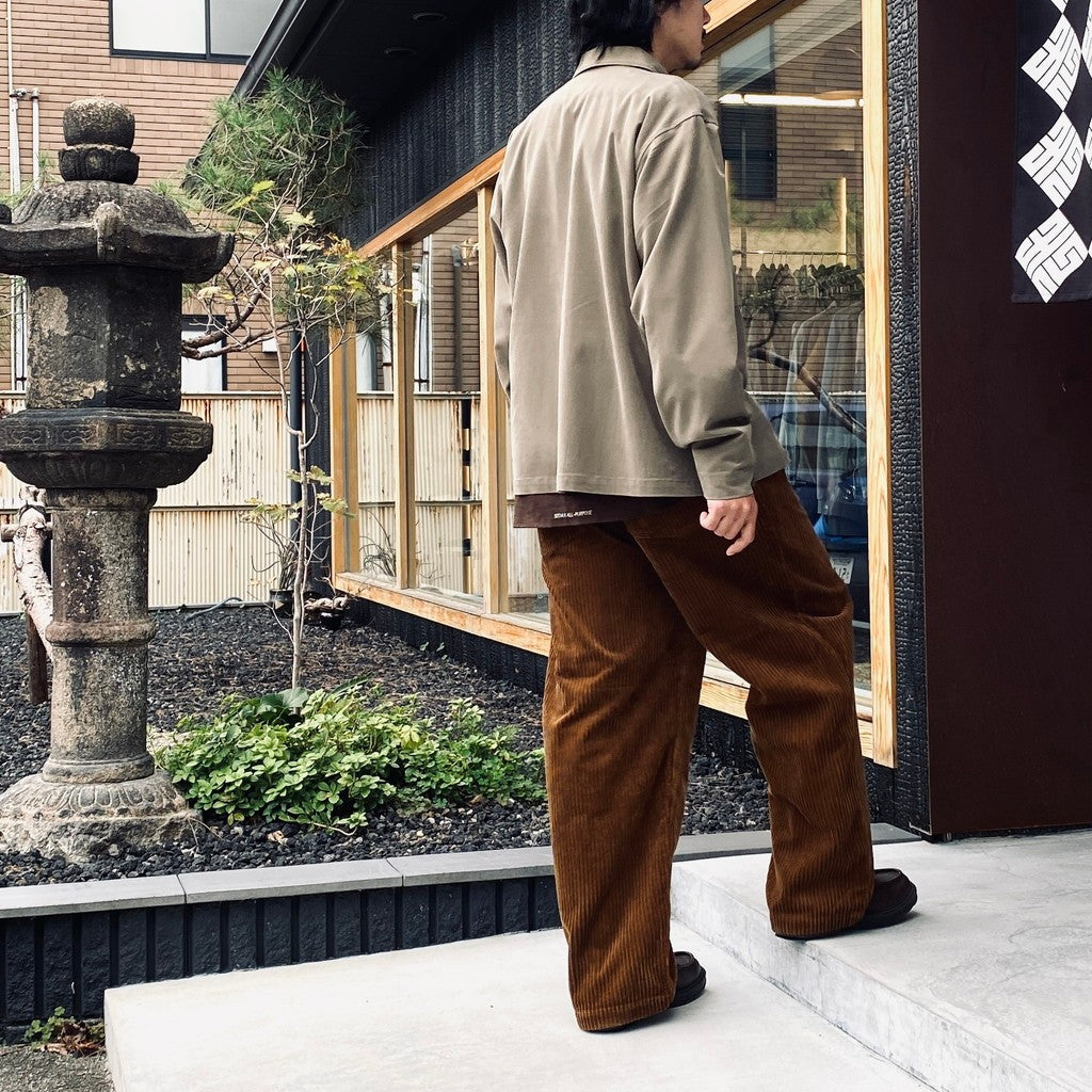Micro Plaid Open Collar Shirt #Brown [SD26F-SH02]