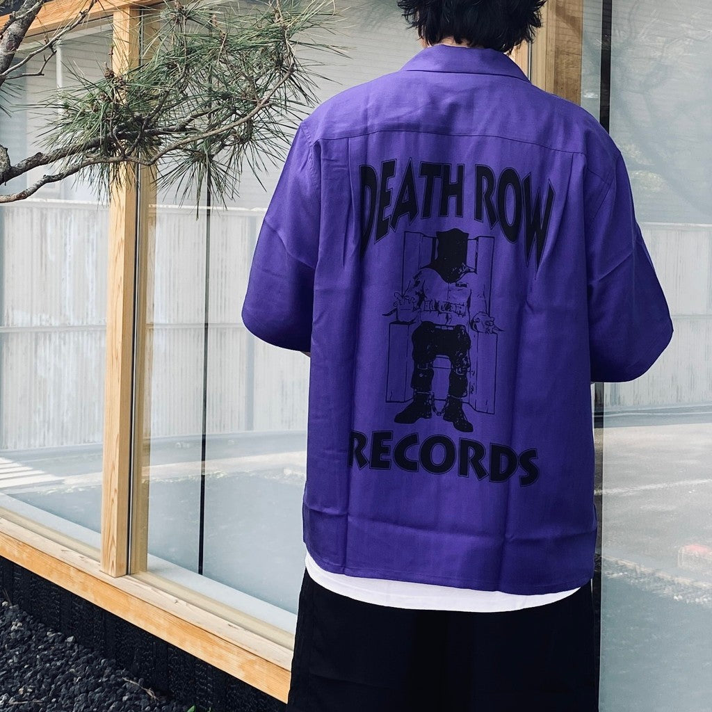 DEATH ROW RECORDS | 50'S SHIRT S/S #PURPLE [DEATHROW-WM-OC01]