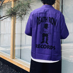 DEATH ROW RECORDS | 50'S SHIRT S/S #PURPLE [DEATHROW-WM-OC01]
