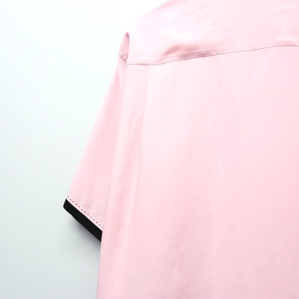 SWITCHING SHIRT S/S ( TYPE-2 ) #PINK [26SS-WMS-OC08]