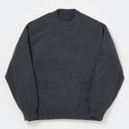 TECH KNIT CREW L/S Brewed Protein #CHARCOAL [BE-70026W]