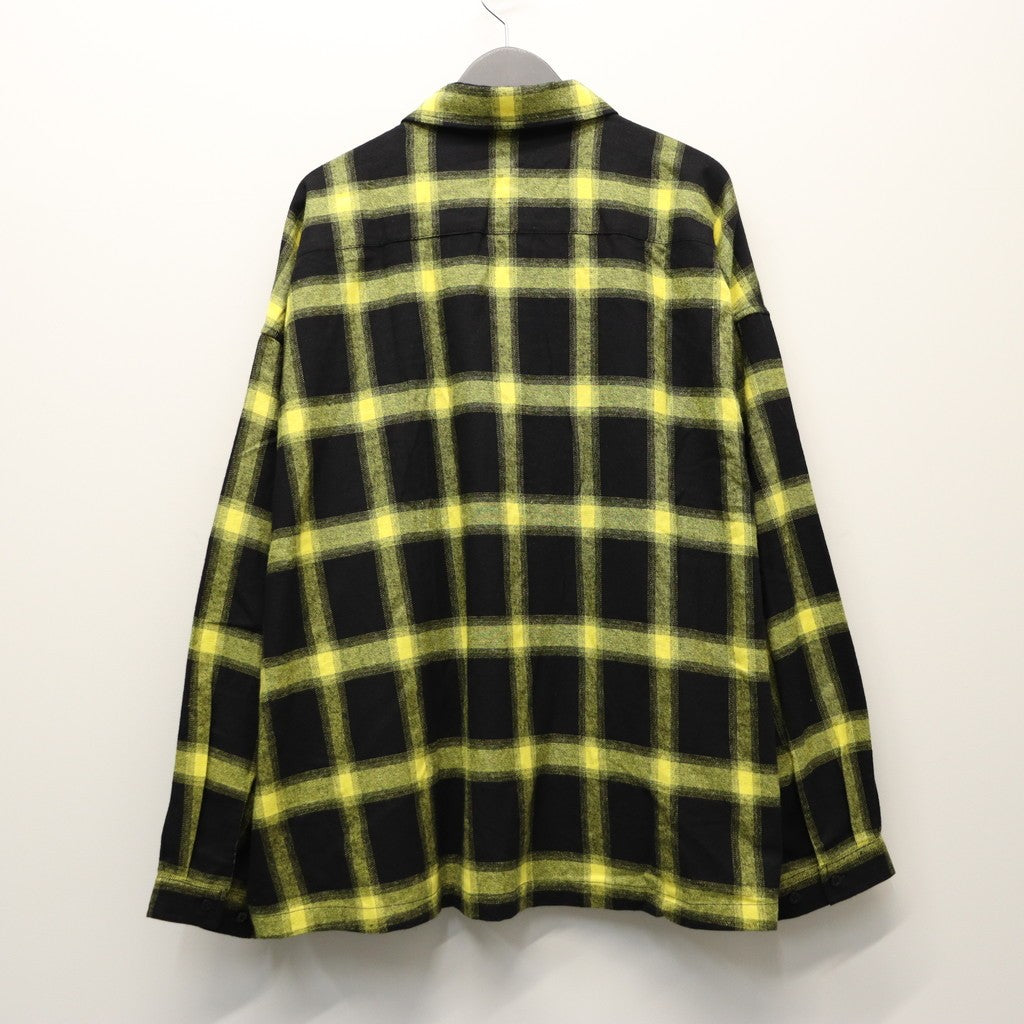 PLAID LS SHIRT #Yellow [FW25-S01]