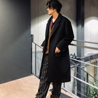 CHESTERFIELD COAT -A- -TYPE 2- #BLACK [23FW-WMO-CO04]