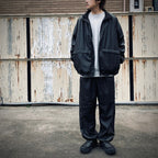 TECH SYNTHETIC SKIN WINDBREAKER JACKET #BLACK [BJ-40025W]