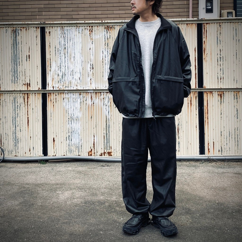 TECH SYNTHETIC SKIN WINDBREAKER JACKET #BLACK [BJ-40025W]