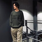 HEAVY WEIGHT CREW NECK SWEAT SHIRT -TYPE 3- #GREEN [23FW-WMC-SS06]