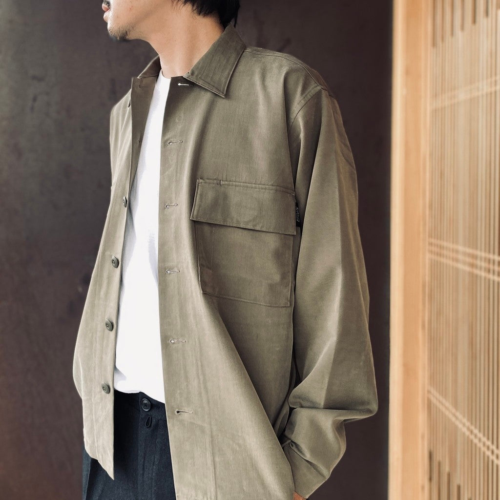 Military Over Shirts #Olive [SD26F-SH03]