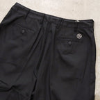 斜紋波西米亞風長褲 #黑色 [24FW-B06]