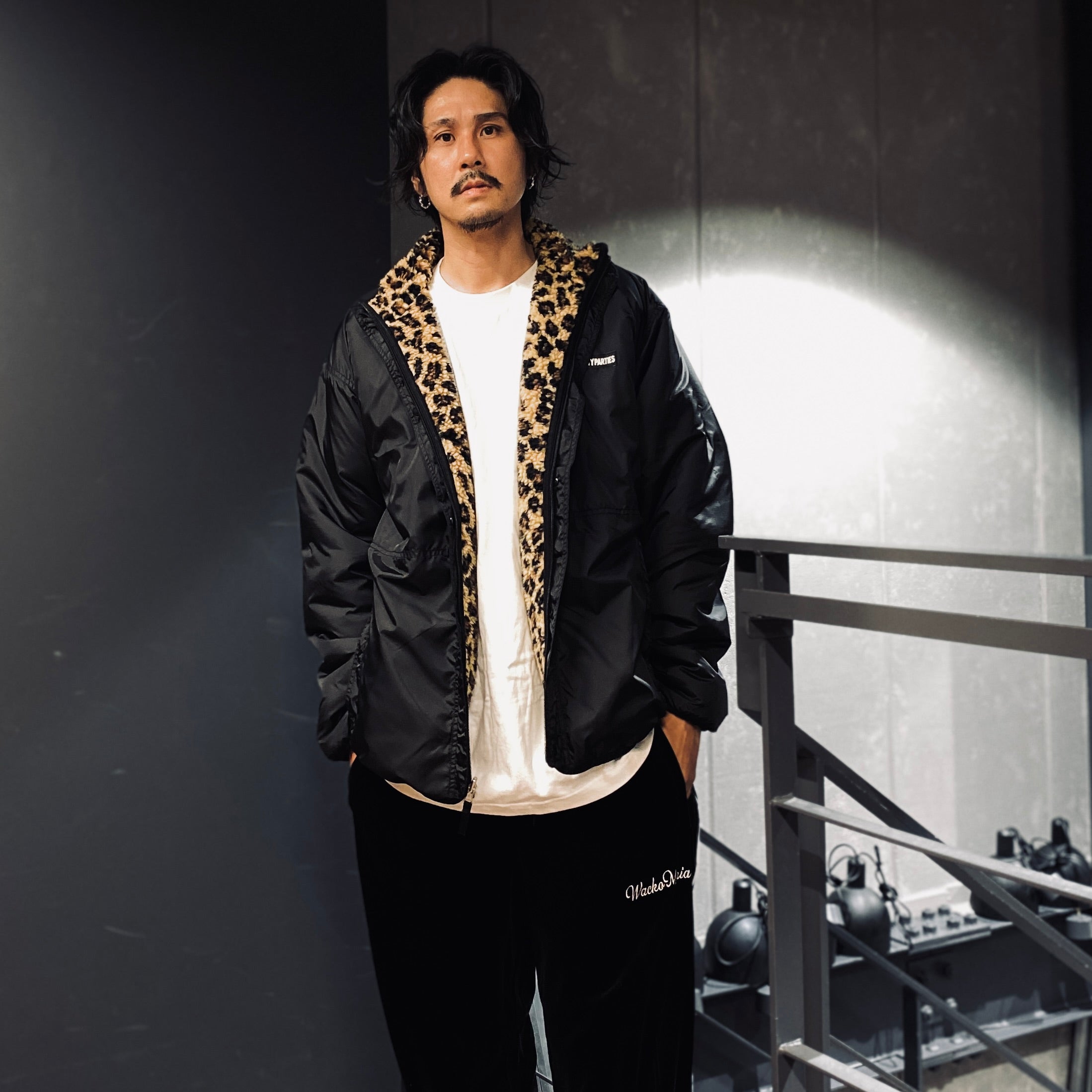 REVERSIBLE LEOPARD BOA JACKET #BEIGE [23FW-WMO-OD06]