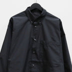 TECH BUTTON DOWN SHIRT L/S #BLACK [BE-80025]