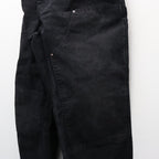 Vintage Washed Double Knee Pants #Black [SD26S-PT04]