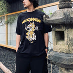 TIM LEHI | WASHED HEAVY WEIGHT CREW NECK T-SHIRT #BLACK [26SS-WMT-WT01]