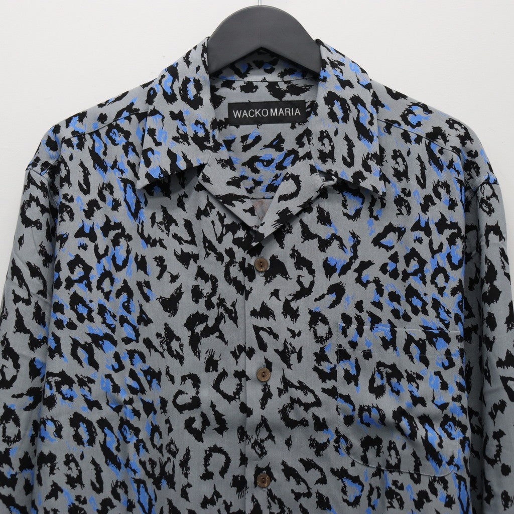 夏威夷長袖襯衫（3 型）#灰色 [25FW-WMS-HI03]