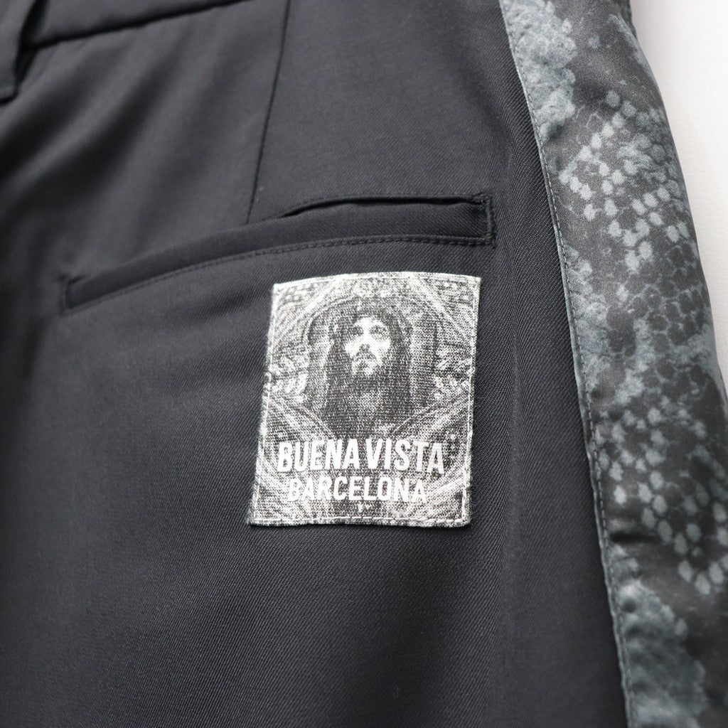 Side line python pants #black [BV-PT2600510]