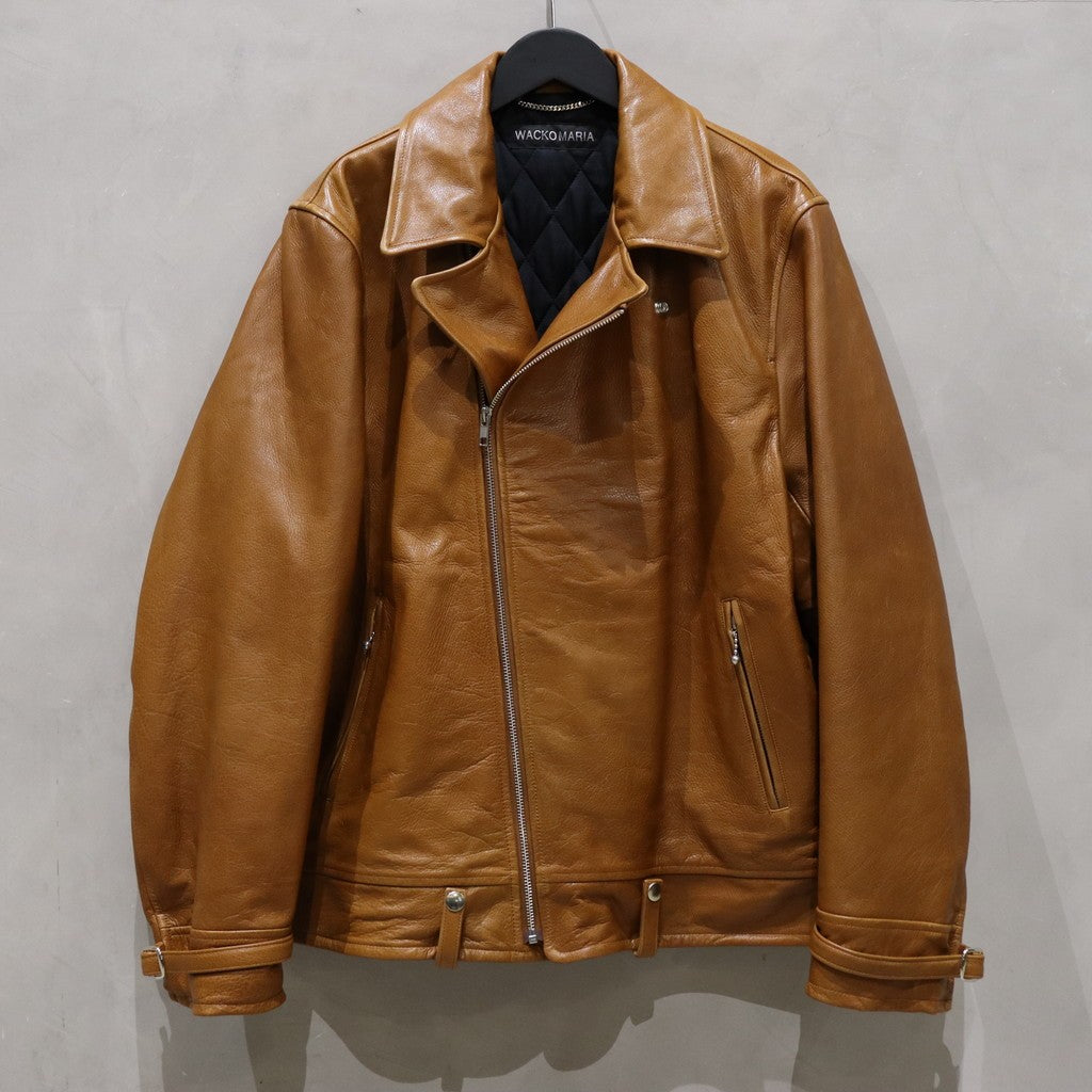 DOUBLE RIDERS LEATHER JACKET ( TYPE-1 ) #BROWN [24FW-WMO-BL03]